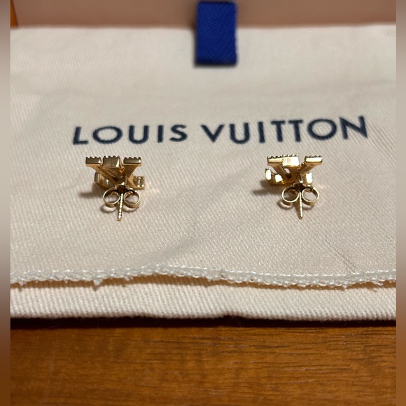 Louis Vuitton Monogram Earrings - Picture 4 of 5